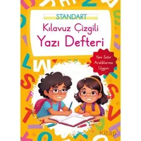 Kılavuz Çizgili Yazı Defteri Büyük Boy - Turuncu - Kolektif - Parıltı Yayınları