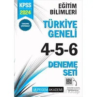 2024 KPSS Eğitim Bilimleri Tamamı Çözümlü Türkiye Geneli 4-5-6 (3lü Deneme Seti)