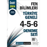 2024 KPSS ÖABT Fen Bilimleri Tamamı Çözümlü Türkiye Geneli 4-5-6 (3lü Deneme Seti)