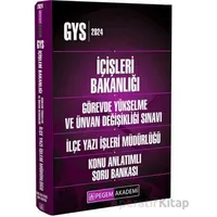 2025 GYS İçişleri Bakanlığı İlçe Yazı İşleri Müdürlüğü Görevde Yükselme Ve Ünvan Değişikliği Sınavla