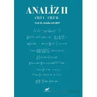 Analiz II (Cilt I – Cilt II) - Sadulla Jafarov - Paradigma Akademi Yayınları