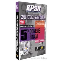 KPSS Genel Yetenek- Genel Kültür 5 Çözümlü Deneme - Kolektif - Tasarı Eğitim Yayınları