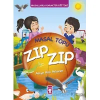 Masal Topu Zıp Zıp - Masallarla Karakter Eğitimi (Fleksi Cilt) - Asiye Aslı Aslaner - Timaş Çocuk