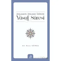 Anlamın Anlamı İzinde Yusuf Suresi - Ali Rıza Güneş - Fecr Yayınları