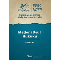 İmtiyaz HMGS Ders Notları Medeni Usul Hukuku - Ali Sakinci - Temsil Kitap