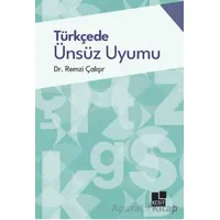 Türkçede Ünsüz Uyumu - Remzi Çalışır - Kesit Yayınları