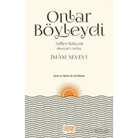 Onlar Böyleydi - Arifler Bahçesi (Büstanül-Arifin) - İmam Nevevi - Rağbet Yayınları