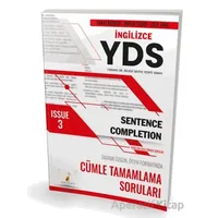 YDS İngilizce Sentence Completion Issue 3 - Burak Yaşar - Pelikan Tıp Teknik Yayıncılık