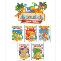 Dinozorlar Boyama Kitabı 5 Kitap Gönül Yayıncılık