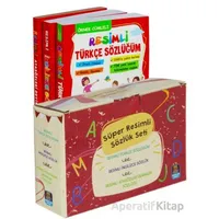 Süper Resimli Sözlük Seti Türkçe, İngilizce, Atasözleri (3 Kitap-Kutulu)