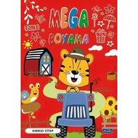 Mega Boyama-Kırmızı Kitap - Kolektif - Parıltı Yayınları