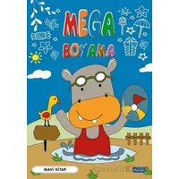 Mega Boyama-Mavi Kitap - Kolektif - Parıltı Yayınları