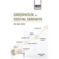 Girişimcilik - Erol Tekin - Eğitim Yayınevi - Ders Kitapları