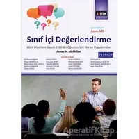 Sınıf İçi Değerlendirme - James H. McMillan - Eğitim Yayınevi - Ders Kitapları