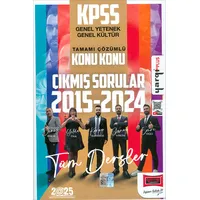 Yargı 2025 KPSS Tamamı Çözümlü Konu Konu Çıkmış Sorular Kitabı