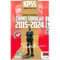 Yargı 2025 KPSS Tarih Konulara Göre Çözümlü Çıkmış Sorular Kitabı