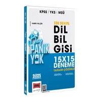 Yargı 2025 KPSS YKS MSÜ Çözümlü Panik Yok Zor Seviye Dil Bilgisi 15x15 Deneme