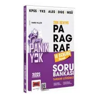 Yargı 2025 KPSS YKS ALES DGS MSÜ Tamamı Çözümlü Panik Yok Zor Seviye Paragraf Soru Bankası