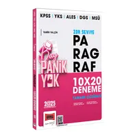 Yargı 2025 KPSS YKS ALES DGS MSÜ Çözümlü Panik Yok Zor Seviye Paragraf 10x20 Deneme