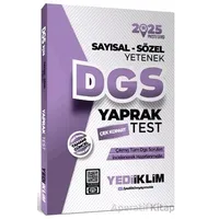 Yediiklim Yayınları 2025 DGS Sayısal-Sözel Yetenek Çek Kopart Yaprak Test
