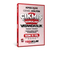 Yediiklim 2025 KPSS Genel Kültür Lisans Vatandaşlık Konularına Göre Son 11 Yıl Çıkmış Sorular