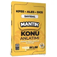 Yediiklim Yayınları 2025 KPSS ALES DGS Sayısal Mantık Konu Anlatımı