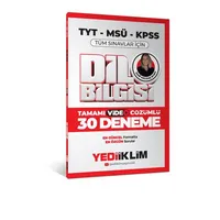 Yediiklim 2025 KPSS MSÜ TYT Dil Bilgisi 30 Deneme