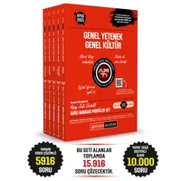 Pegem 2025 KPSS Genel Yetenek Genel Kültür Tamamı Çözümlü Soru Bankası Seti - (5 Kitap)