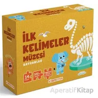 İlk Kelimeler Müzesi - Hayvanlar (İngilizce Destekli Kitap ve Yapboz Seti) - Kolektif - Bi Kutu Oyun