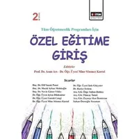 Tüm Öğretmenlik Programları İçin Özel Eğitime Giriş - Asım Arı - Eğitim Yayınevi - Ders Kitapları