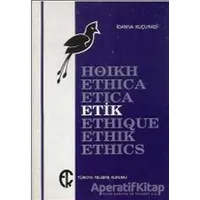 Etik - İoanna Kuçuradi - Türkiye Felsefe Kurumu