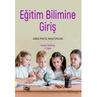 Eğitim Bilimine Giriş - Nevin Saylan - Anı Yayıncılık