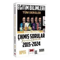 Yargı Yayınları 2025 KPSS Eğitim Bilimleri Tüm Dersler 2015-2024 Konu Konu Çıkmış Sorular