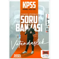 2025 KPSS Vatandaşlık Çözümlü 15 Deneme Yargı Yayınevi