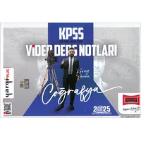 Yargı Yayınları 2025 KPSS Coğrafya Video Ders Notları