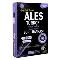 2025 ALES Türkçe Sözel Mantık Tamamı Çözümlü Soru Bankası - Kolektif - Pegem Akademi Yayıncılık