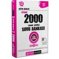 Pegem 2025 KPSS Eğitim Bilimleri Çözümlü Efsane 2000 Soru Bankası