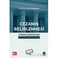 Cezanın Belirlenmesi - Erdal Yerdelen - Adalet Yayınevi