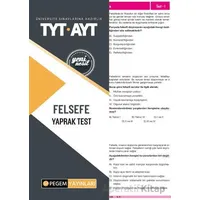 Tyt-Ayt Felsefe Yaprak Test - Kolektif - Pegem Akademi Yayıncılık