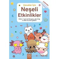 Çocuklar için Neşeli Etkinlikler- Çıkartmalı - Valentina Figus - 1001 Çiçek Kitaplar