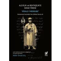 Alevilikte ve Bektaşilikte İkrar Töreni - Mehmed Seyfeddin İbn Zülfikari Derviş Ali - Sakin Kitap