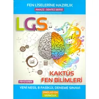 LGS Kaktüs Fen Bilimleri Yeni Nesil 8 Fasikül Deneme Sınavı Simülasyon Yayıncılık