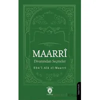 Maarri Divanından Seçmeler - Ebü’l-Ala el-Maarri - Dorlion Yayınları