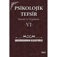 Psikolojik Tefsîr Kuram ve Uygulama 6 - Abdurrahman Kasapoğlu - Gece Kitaplığı