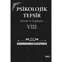 Psikolojik Tefsîr Kuram ve Uygulama 8 - Abdurrahman Kasapoğlu - Gece Kitaplığı
