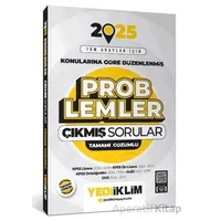 Yediiklim 2025 Tüm Adaylar İçin Problemler Konularına Göre Düzenlenmiş Çözümlü Çıkmış Sorular
