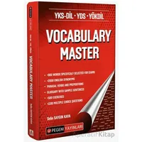 YKS-DİL YDS YÖKDİL Vocabulary Master - Kollektif - Pegem Akademi Yayıncılık