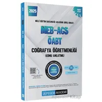 2025 MEB-AGS-ÖABT Coğrafya Öğretmenliği Konu Anlatımlı - Kollektif - Pegem Akademi Yayıncılık
