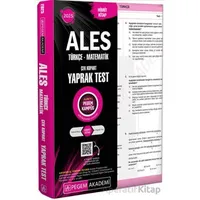 2025 ALES Çek Kopart Yaprak Test - Kollektif - Pegem Akademi Yayıncılık