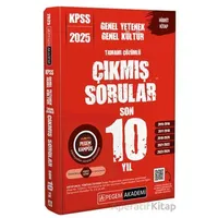 2025 KPSS Genel Yetenek Genel Kültür Tamamı Çözümlü Çıkmış Sorular Son 10 Yıl
